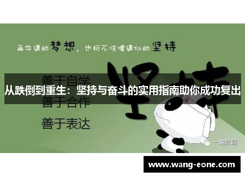 从跌倒到重生：坚持与奋斗的实用指南助你成功复出
